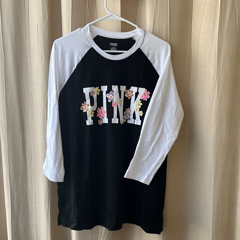 VS PINK baseball tee